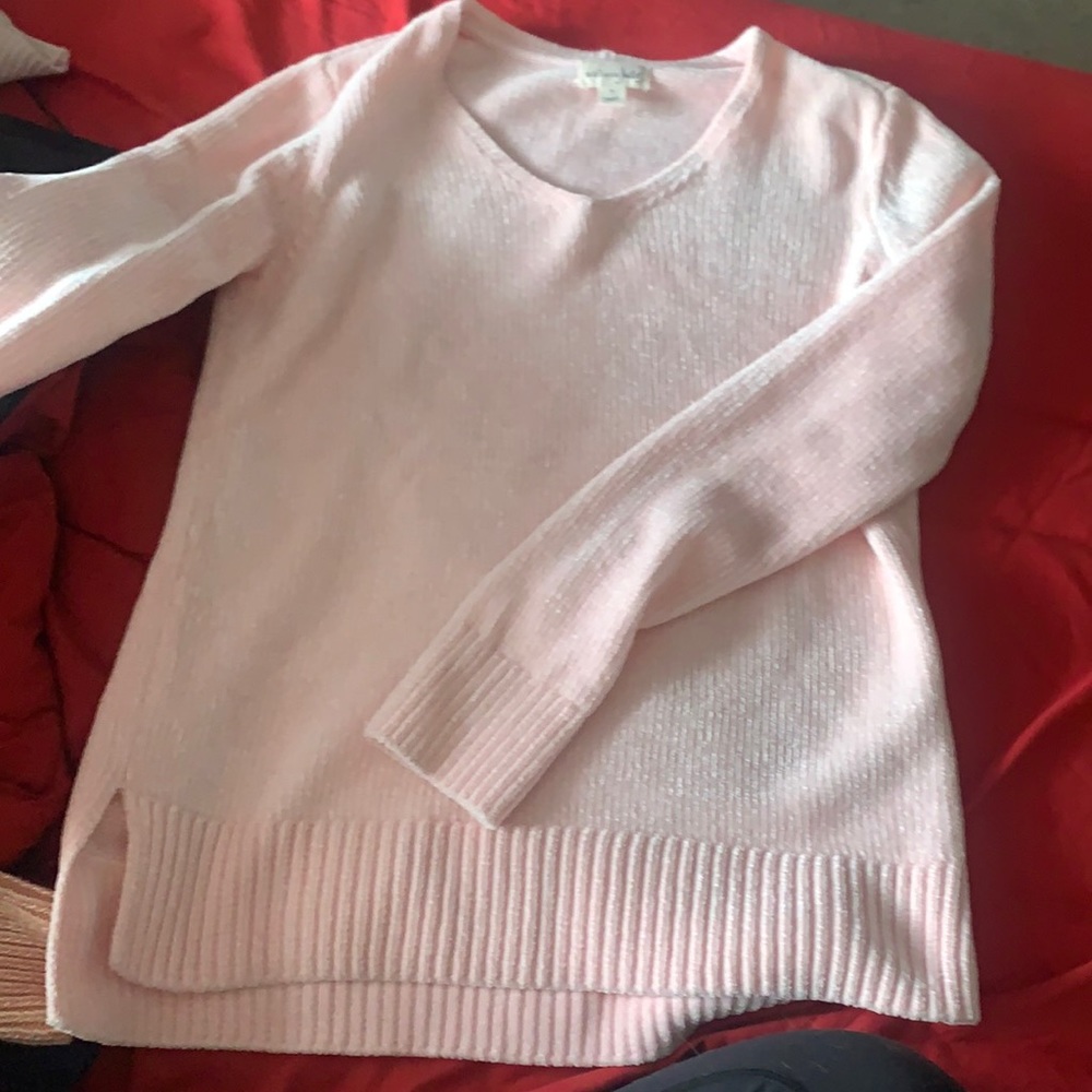Baby pink sweater!